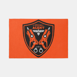 Special Agent Kid Outdoor Rug