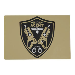 Special Agent Kid Placemat