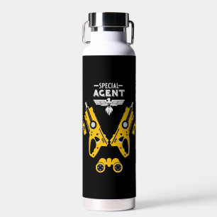 Special Agent Kid Water Bottle