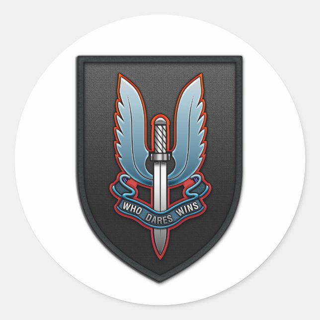 Special Air Service (SAS) Classic Round Sticker (Front)