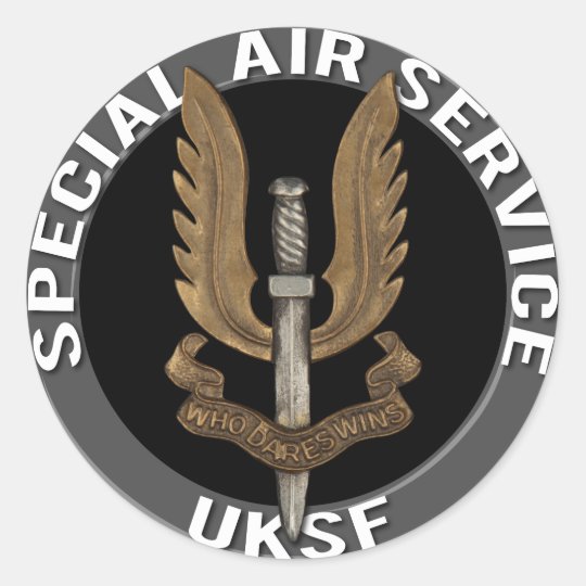 Special Air Service (SAS) Classic Round Sticker | Zazzle.com