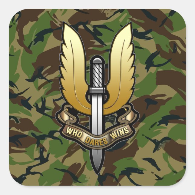 Special Air Service (SAS) Square Sticker (Front)