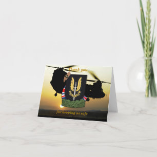 special air service sas veterans vets holiday card