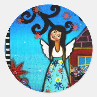 SPECIAL ANGEL CLASSIC ROUND STICKER