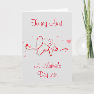***SPECIAL AUNT*** MOTHER'S DAY CARD