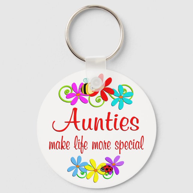 Special Auntie Keychain (Front)