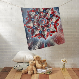 Special baby blanket with Norwegian Colors