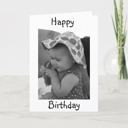 SPECIAL BABY GIRLS BIRTHDAY WISHES CARD