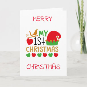 **SPECIAL BABY** MERRY CHRISTMAS HOLIDAY CARD