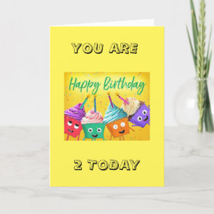 SPECIAL BALLOON WISHES ON *2nd BIRTHDAY* CARD