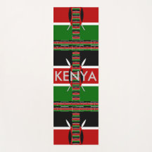 Special Beautiful Kenyan National Flag Art Colors