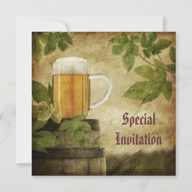 Special Beer Invitation (Front)