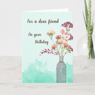 Special Birthday Card for friend