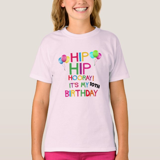 Special Birthday Custom Age T-Shirt (Front)
