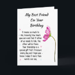 SPECIAL BIRTHDAY FOR MY *BEST FRIEND* CARD<br><div class="desc">HOPE THAT YOUR BIRTHDAY ****IS AS SPECIAL AS YOU ARE**** MADE SPECIAL FOR THAT "SPECIAL FRIEND" ON HER DAY!!! THANK YOU FOR STOPPING BY 1 OF MY 8 STORES!</div>