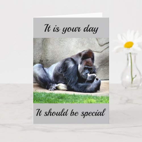 SPECIAL BIRTHDAY JUST LIKE YOU CARD