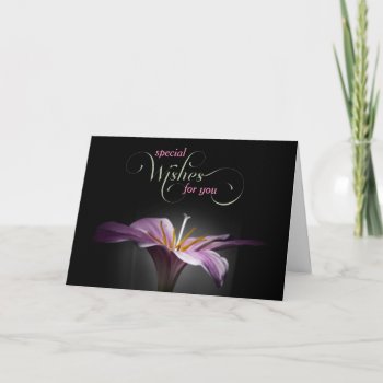 Special Birthday Wishes For A Special Friend Card by Siberianmom at Zazzle