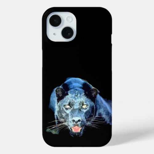 Special Black Panther Jaguar iPhone 15 Case
