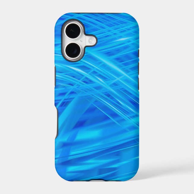 Special Blue Light Abstract Iphone Case (Back)