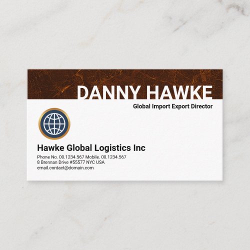 Special Brown Marble Layer SEO CEO Founder Business Card