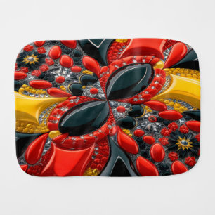 Special burp cloth with Germany Colors