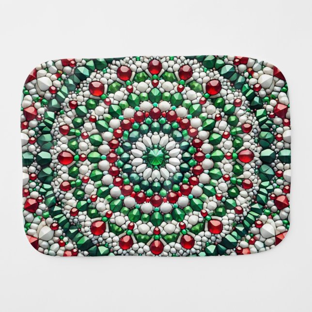 Special burp cloth with Italian Colors (Front Horizontal)