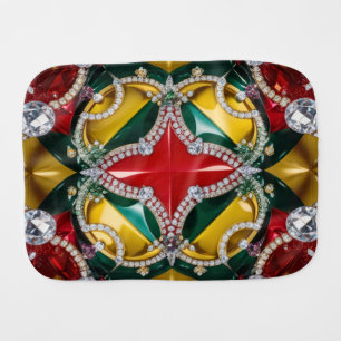 Special burp cloth with Los Angeles Colors