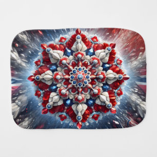 Special burp cloth with Norwegian Colors