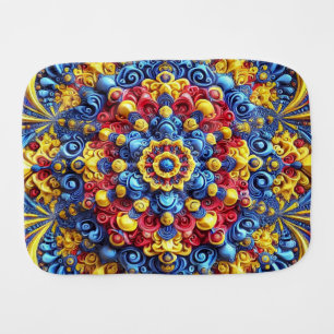 Special burp cloth with Romanian Colors