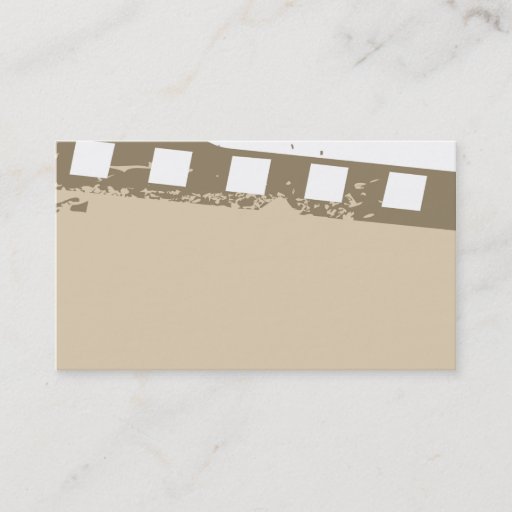 Customizable special but unique movie business card temp