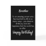 SPECIAL CARD FOR SPECIAL BROTHER'S BIRTHDAY SPECIAL CARD FOR SPECIAL BROTHER'S BIRTHDAY