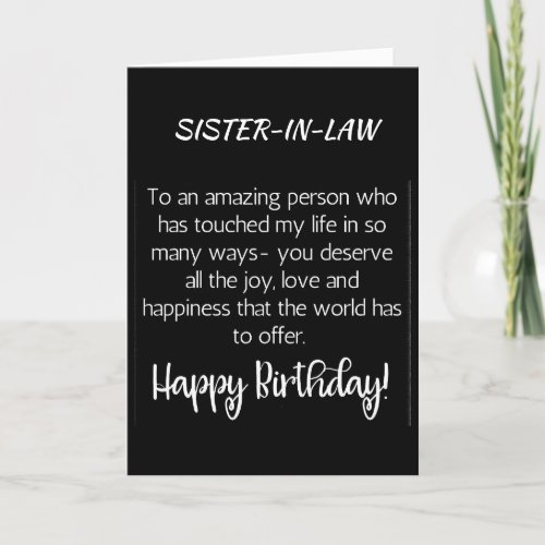 SPECIAL CARD FOR SPECIAL SISTER_IN_LAWS BIRTHDAY