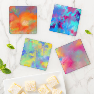 Special Ceramic Coasters with your image Pastel