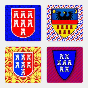 Special Ceramic Coasters with your image Saxonia