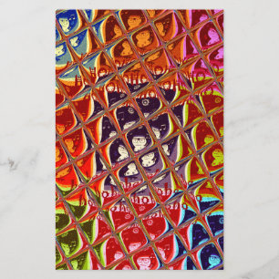 Special Christmas colors Snow Santa HoHoho Pop Ar Stationery