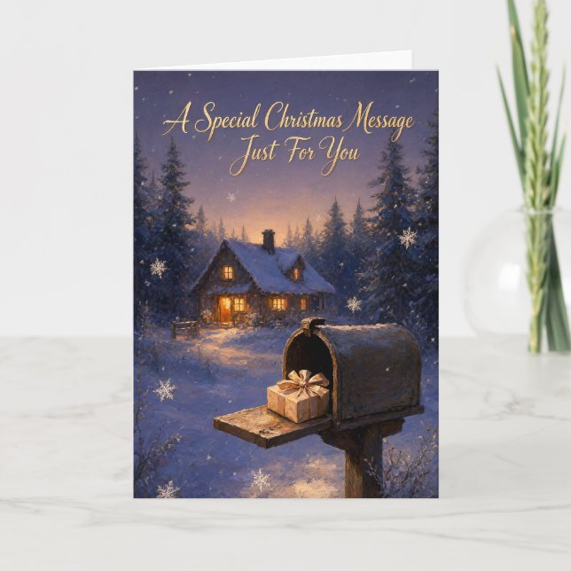 Special Christmas Message Card (Front)