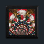 Special Christmas Santa Kaleidoscope Design Gift Box<br><div class="desc">Special Christmas Santa Kaleidoscope Design Add a touch of festive magic to your holiday season with this mesmerizing Special Christmas Santa design! Featuring a kaleidoscopic pattern of Santa Claus figures in vibrant holiday colors, this unique artwork brings joy, nostalgia, and a whimsical twist to traditional Christmas decor. Perfect for gifts,...</div>