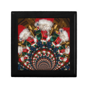 Special Christmas Santa Kaleidoscope Design Gift Box