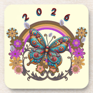 SPECIAL COLORFULL MODERN GIFT DAUGHTER SISTER MOM BEVERAGE COASTER