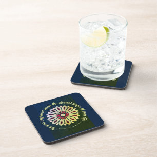 SPECIAL COLORFULL MODERN GIFT DAUGHTER SISTER MOM BEVERAGE COASTER