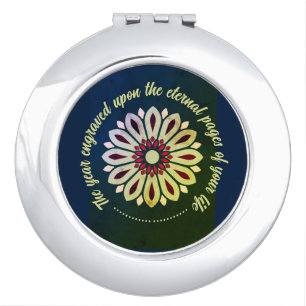 SPECIAL COLORFULL MODERN GIFT DAUGHTER SISTER MOM COMPACT MIRROR