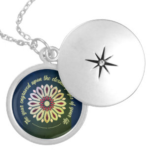 SPECIAL COLORFULL MODERN GIFT DAUGHTER SISTER MOM LOCKET NECKLACE