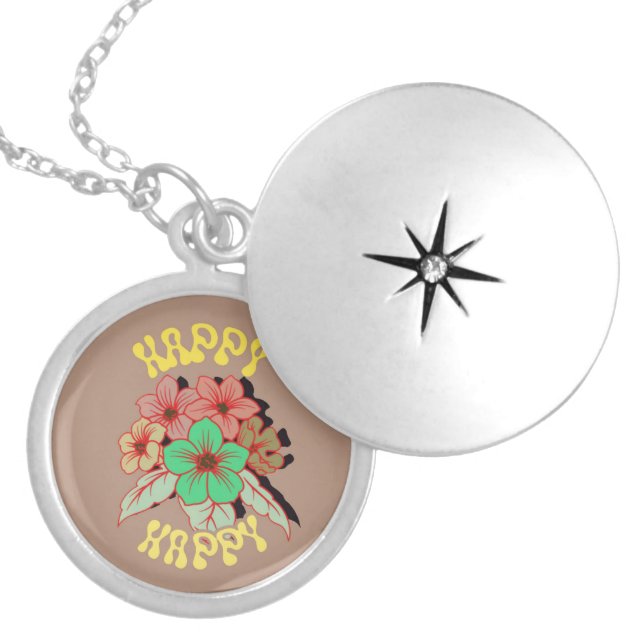 SPECIAL COLORFULL MODERN GIFT DAUGHTER SISTER MOM LOCKET NECKLACE (Front)