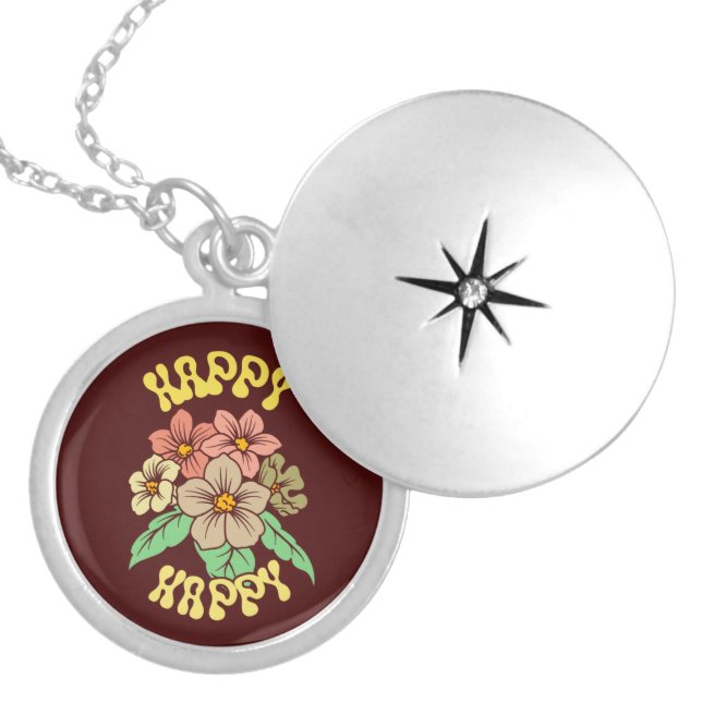 SPECIAL COLORFULL MODERN GIFT DAUGHTER SISTER MOM LOCKET NECKLACE (Front)