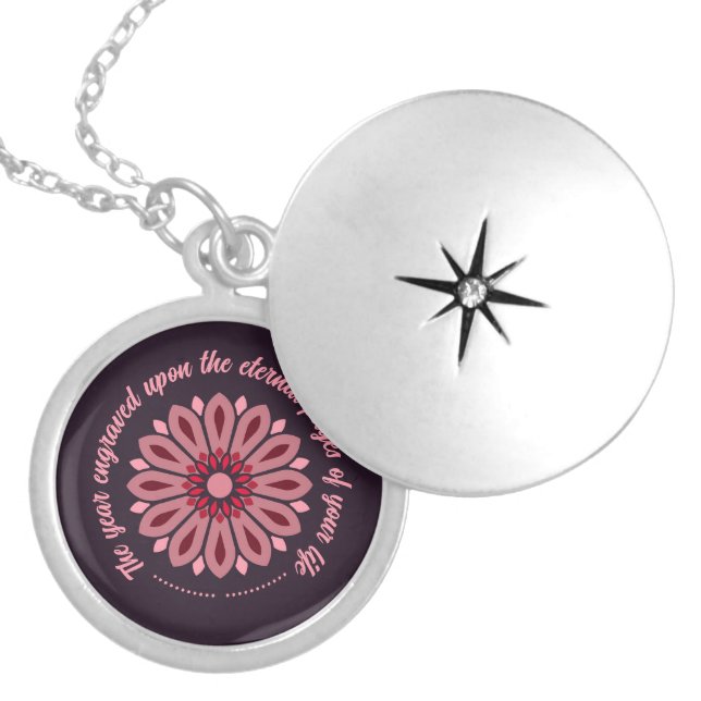 SPECIAL COLORFULL MODERN GIFT DAUGHTER SISTER MOM  LOCKET NECKLACE (Front)