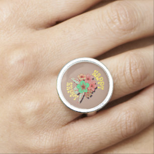SPECIAL COLORFULL MODERN GIFT DAUGHTER SISTER MOM RING