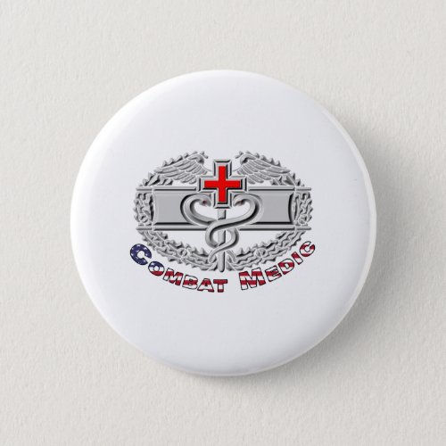 Special Combat Medic Badge Design Button