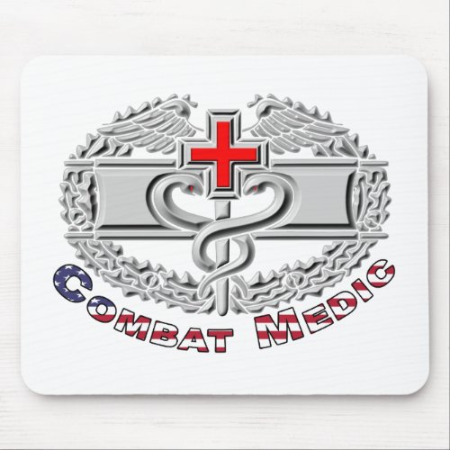 Special Combat Medic Badge Design Mouse Pad