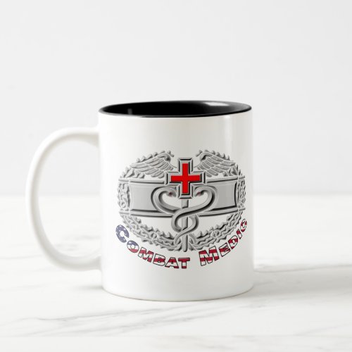 Special Combat Medic Badge Design Two_Tone Coffee Mug