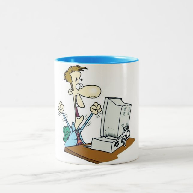 "SPECIAL COMPUTER GEEK'S" Two-Tone COFFEE MUG (Center)